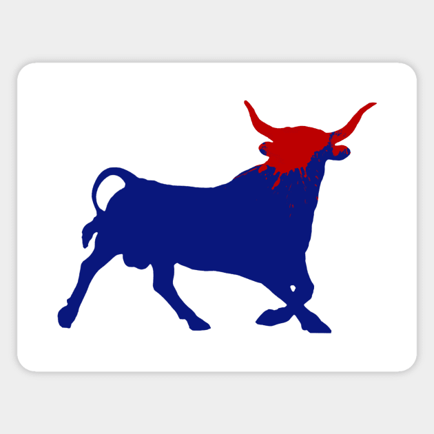 Texas Long Horn Sticker by DavidLoblaw